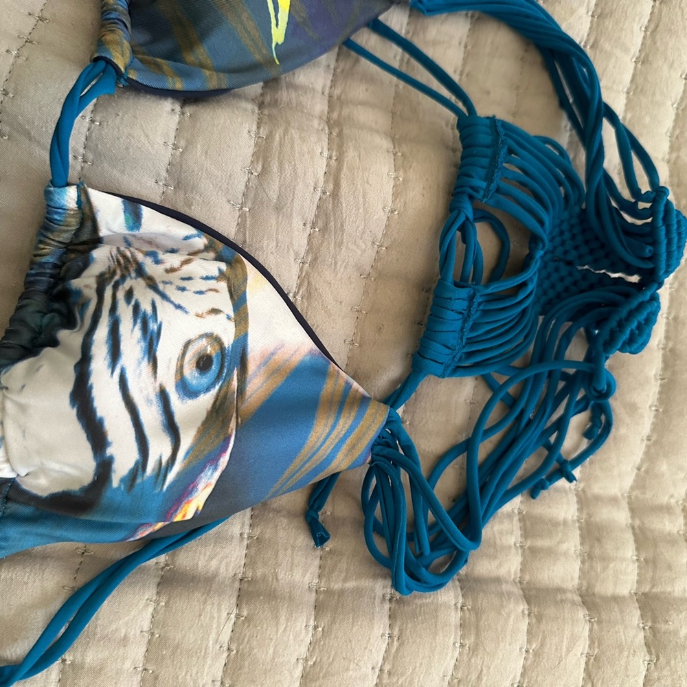Entreaguas Macramé Bikini Top
